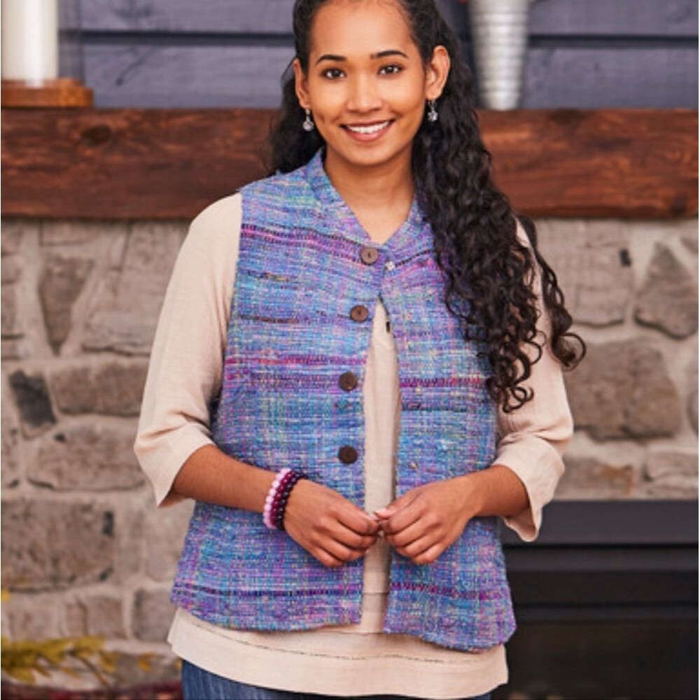 April Cornell Silk Multicolor Rajasthani Vest Size Medium‎